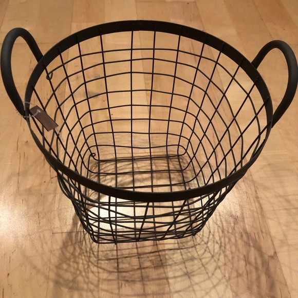 The Container Store Rustic Wire Basket- NEW - Picture 2 of 3